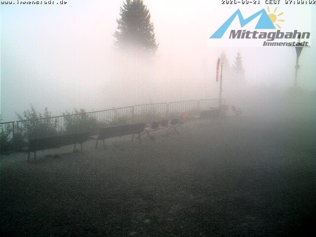 Archived image Webcam Mountain Mittagberg (View towards Valley Iller)