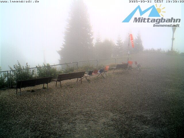 Archived image Webcam Mountain Mittagberg (View towards Valley Iller)