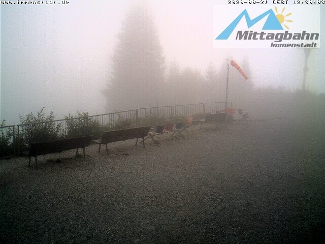 Archived image Webcam Mountain Mittagberg (View towards Valley Iller)