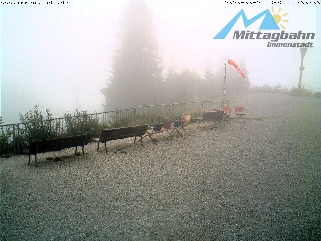 Archived image Webcam Mountain Mittagberg (View towards Valley Iller)