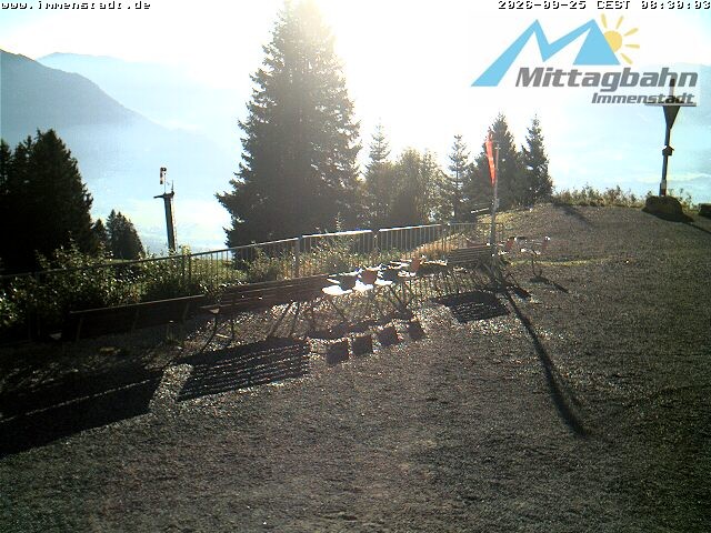 Archiv Foto Webcam Immenstadt: Mittaggipfel (Blick ins Illertal)