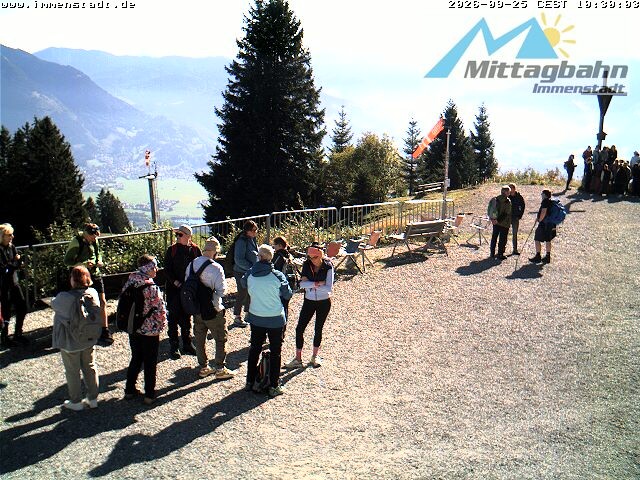Archiv Foto Webcam Immenstadt: Mittaggipfel (Blick ins Illertal)