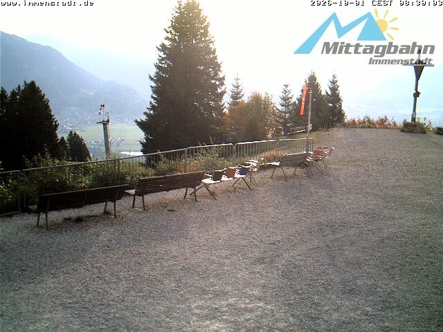 Archiv Foto Webcam Immenstadt: Mittaggipfel (Blick ins Illertal)