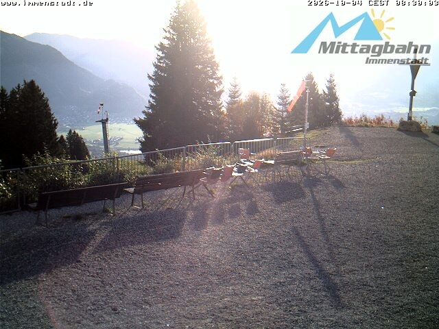 Archiv Foto Webcam Immenstadt: Mittaggipfel (Blick ins Illertal)