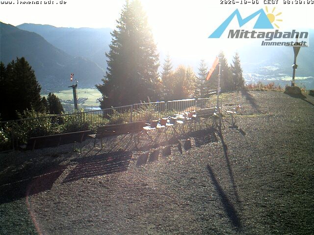 Archiv Foto Webcam Immenstadt: Mittaggipfel (Blick ins Illertal)