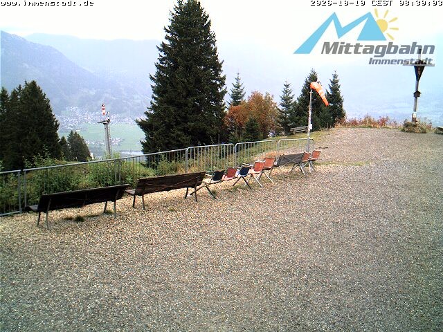 Archiv Foto Webcam Immenstadt: Mittaggipfel (Blick ins Illertal)