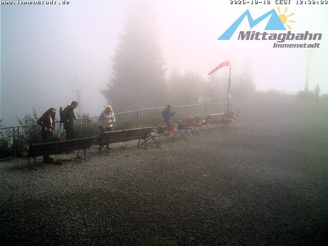 Archiv Foto Webcam Immenstadt: Mittaggipfel (Blick ins Illertal)