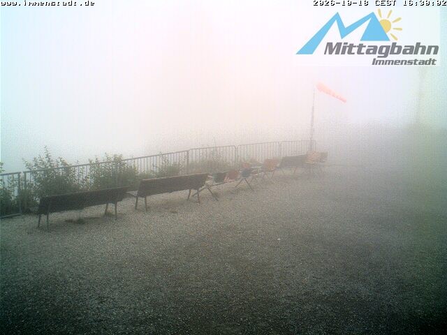 Archiv Foto Webcam Immenstadt: Mittaggipfel (Blick ins Illertal)