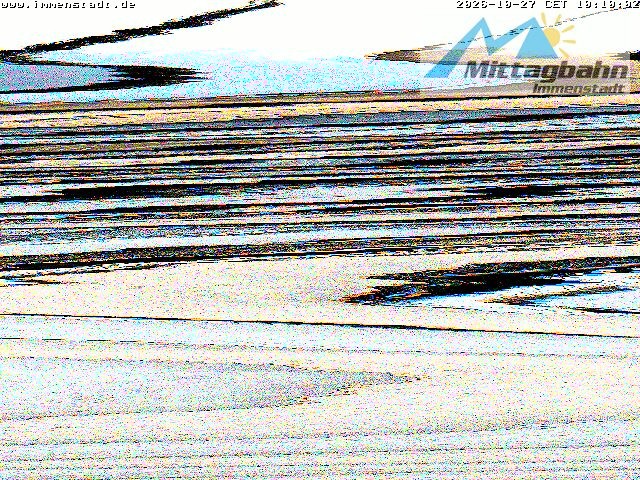 Archived image Webcam Mountain Mittagberg (View towards Valley Iller)