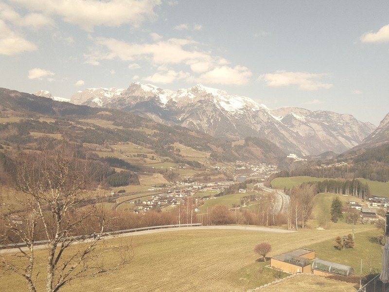 Archived image Webcam Pfarrwerfen: Spareck