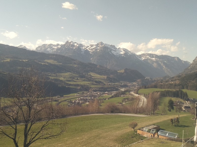 Archiv Foto Webcam Pfarrwerfen - Spareck