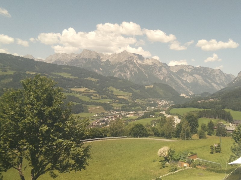 Archiv Foto Webcam Pfarrwerfen - Spareck
