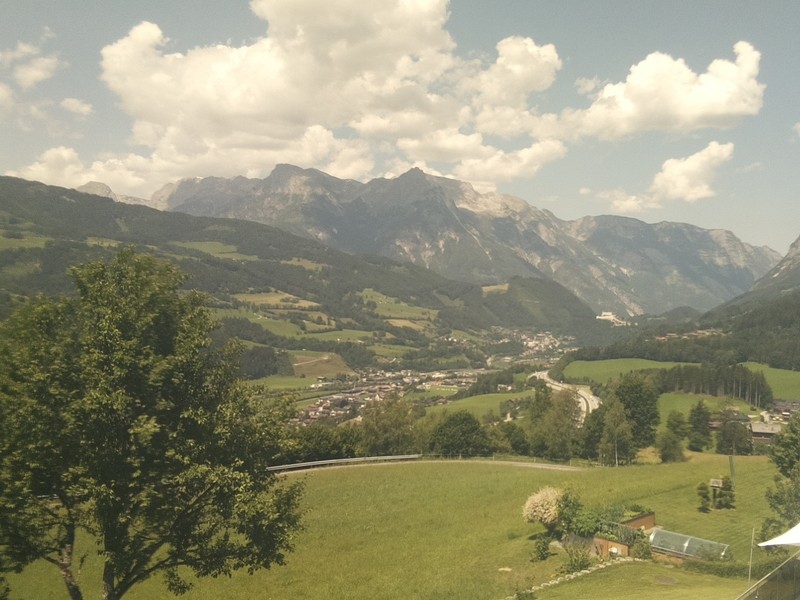 Archiv Foto Webcam Pfarrwerfen - Spareck