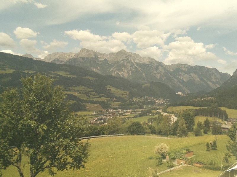 Archived image Webcam Pfarrwerfen: Spareck