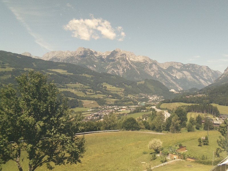 Archiv Foto Webcam Pfarrwerfen - Spareck