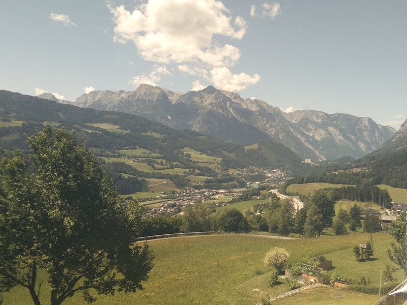 Archiv Foto Webcam Pfarrwerfen - Spareck