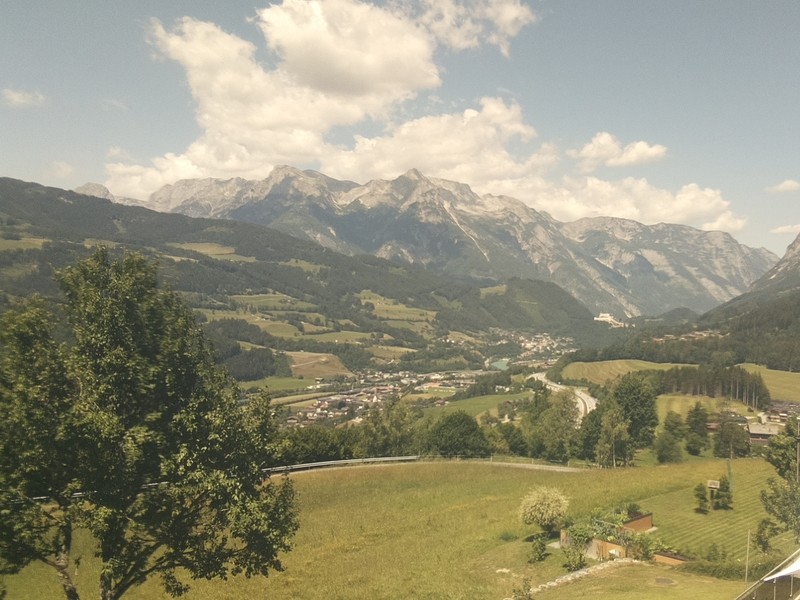 Archived image Webcam Pfarrwerfen: Spareck