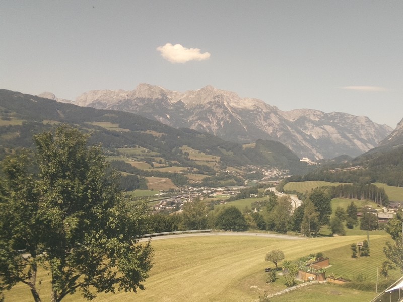 Archived image Webcam Pfarrwerfen: Spareck