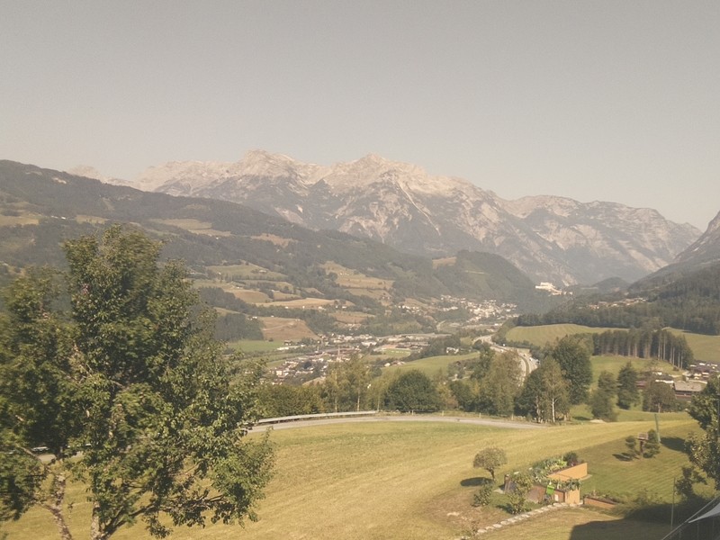 Archiv Foto Webcam Pfarrwerfen - Spareck