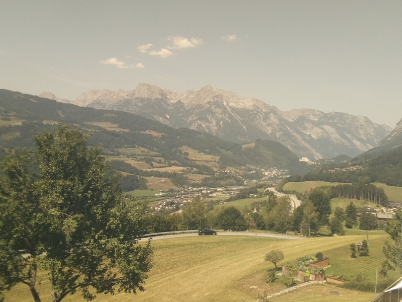 Archiv Foto Webcam Pfarrwerfen - Spareck