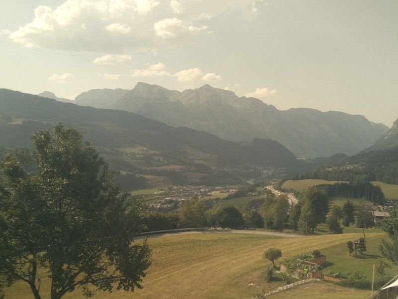 Archiv Foto Webcam Pfarrwerfen - Spareck