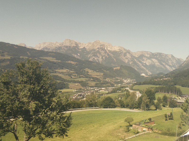 Archiv Foto Webcam Pfarrwerfen - Spareck