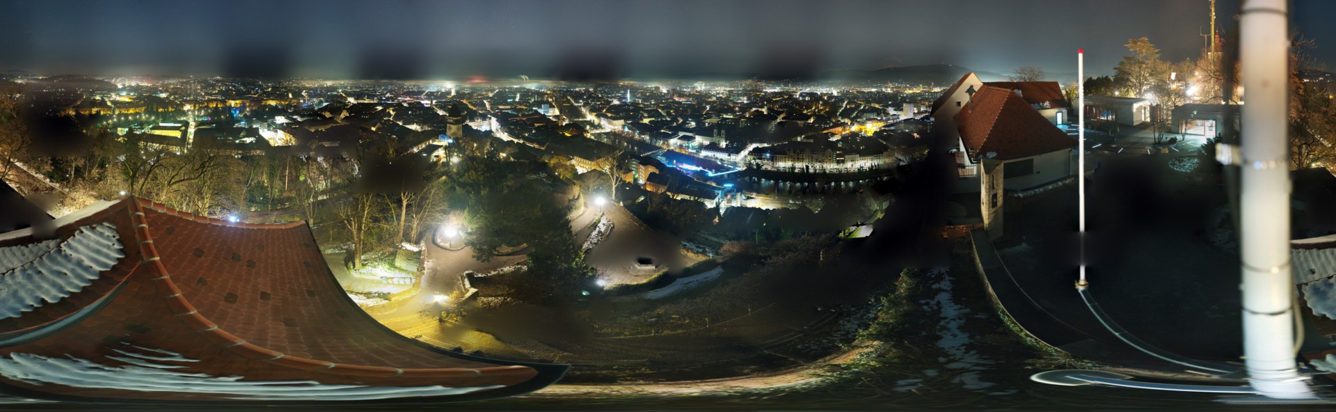 Archiv Foto Webcam Graz: Panorama vom Schlossberg