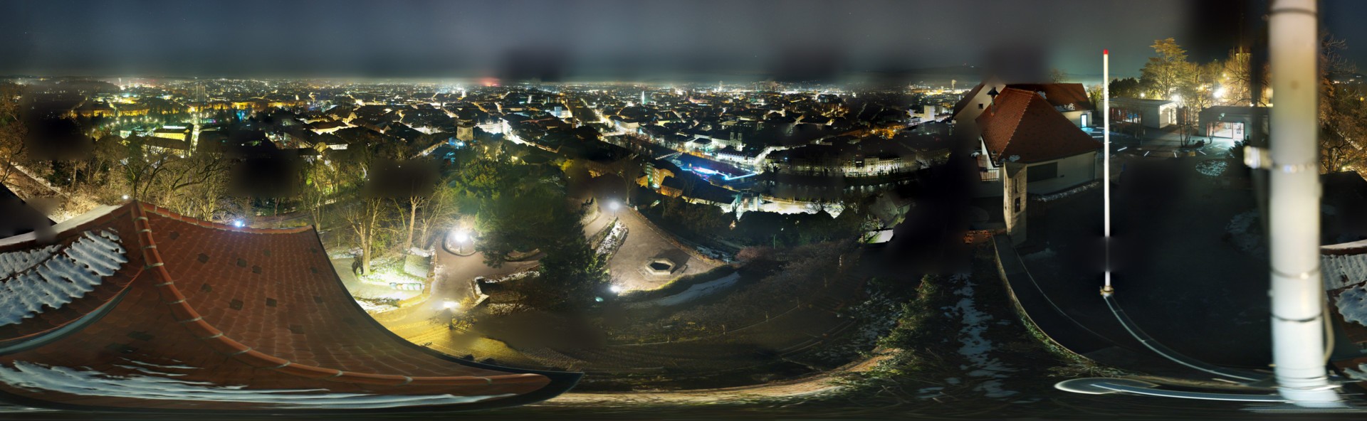 Archiv Foto Webcam Graz: Panorama vom Schlossberg