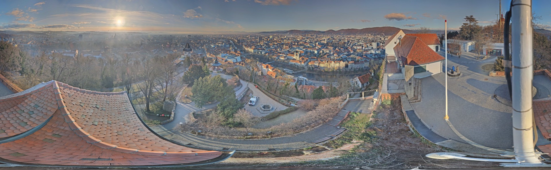 Archived image Graz: Webcam Castle Rock