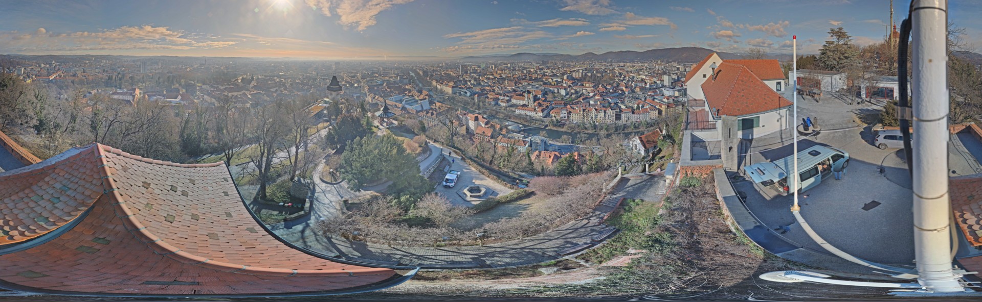 Archived image Graz: Webcam Castle Rock