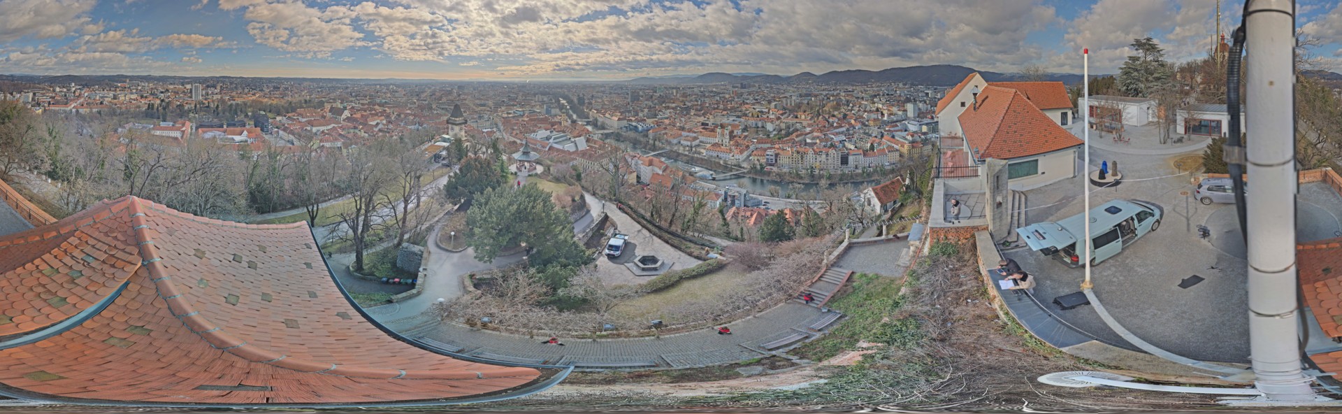 Archived image Graz: Webcam Castle Rock