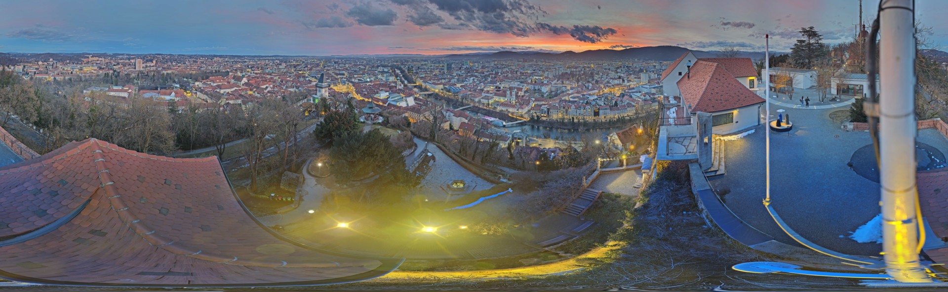 Archived image Graz: Webcam Castle Rock