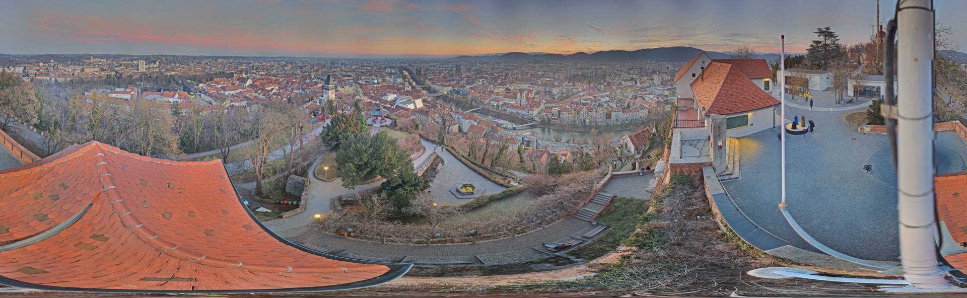 Archived image Graz: Webcam Castle Rock