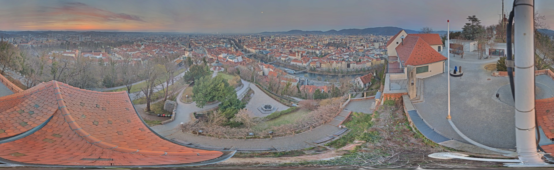 Archived image Graz: Webcam Castle Rock