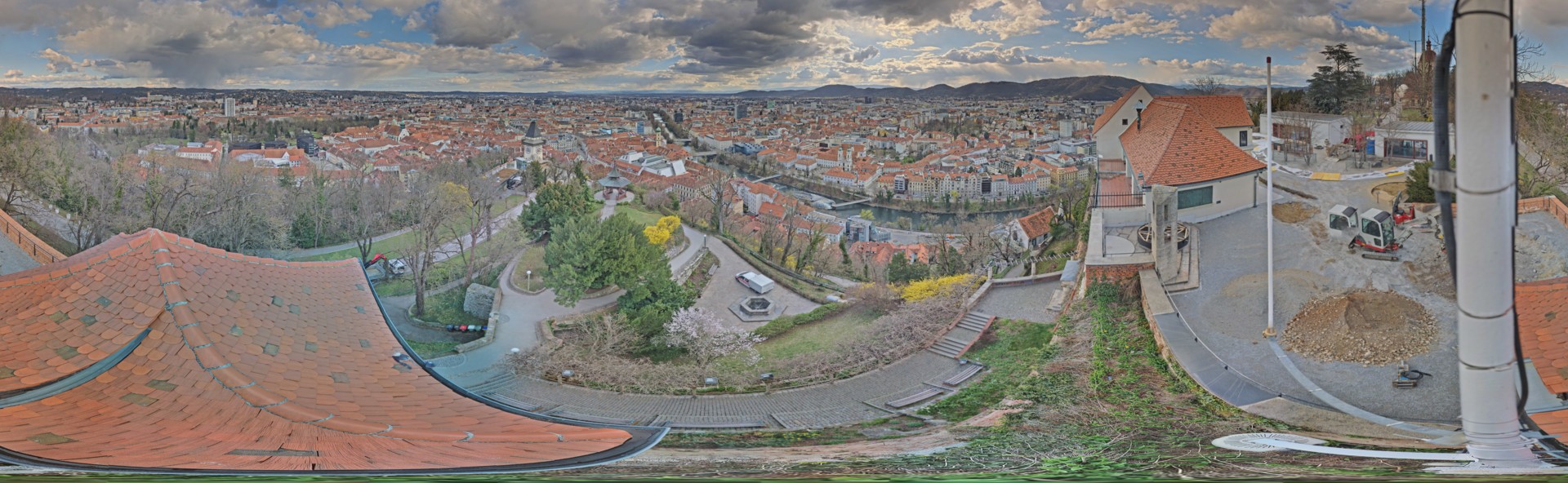 Archived image Graz: Webcam Castle Rock