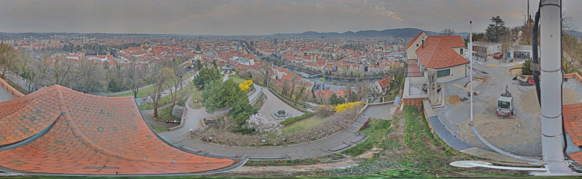 Archived image Graz: Webcam Castle Rock