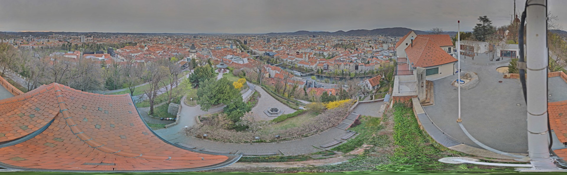 Archived image Graz: Webcam Castle Rock