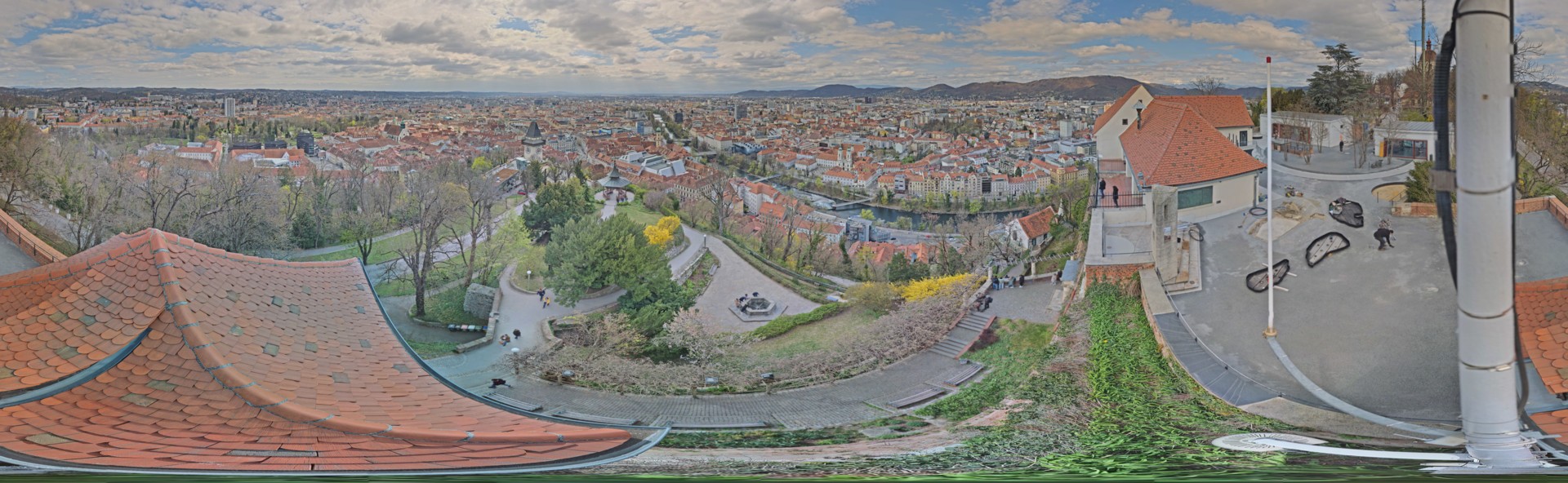 Archived image Graz: Webcam Castle Rock