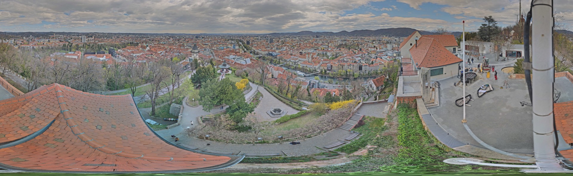 Archived image Graz: Webcam Castle Rock