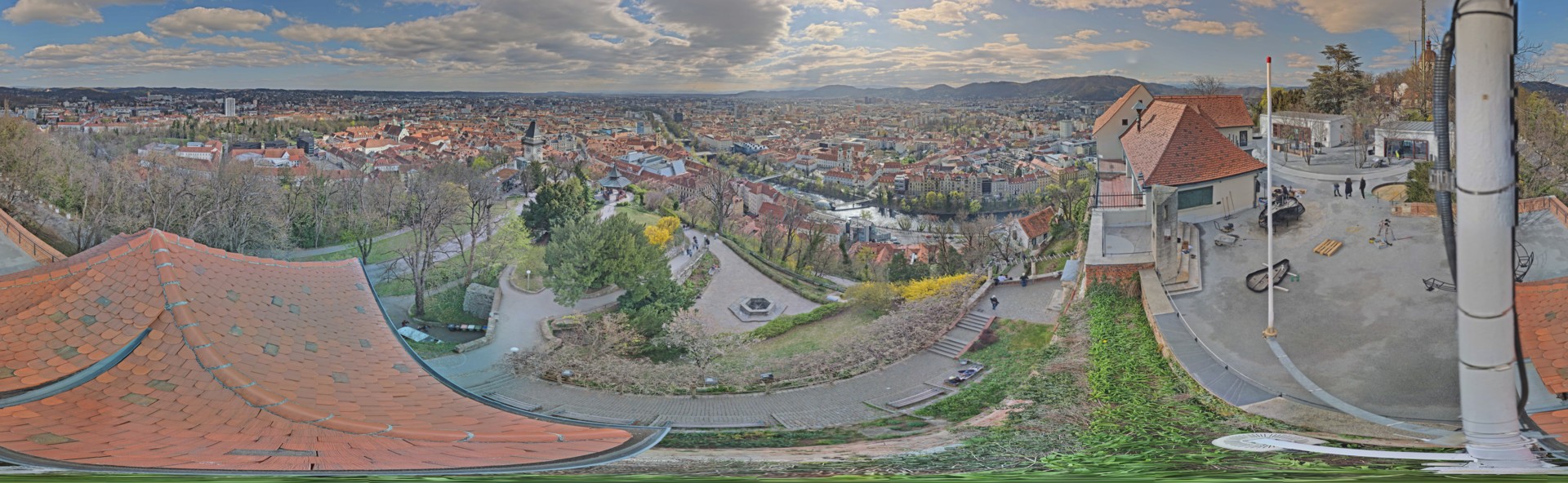 Archived image Graz: Webcam Castle Rock