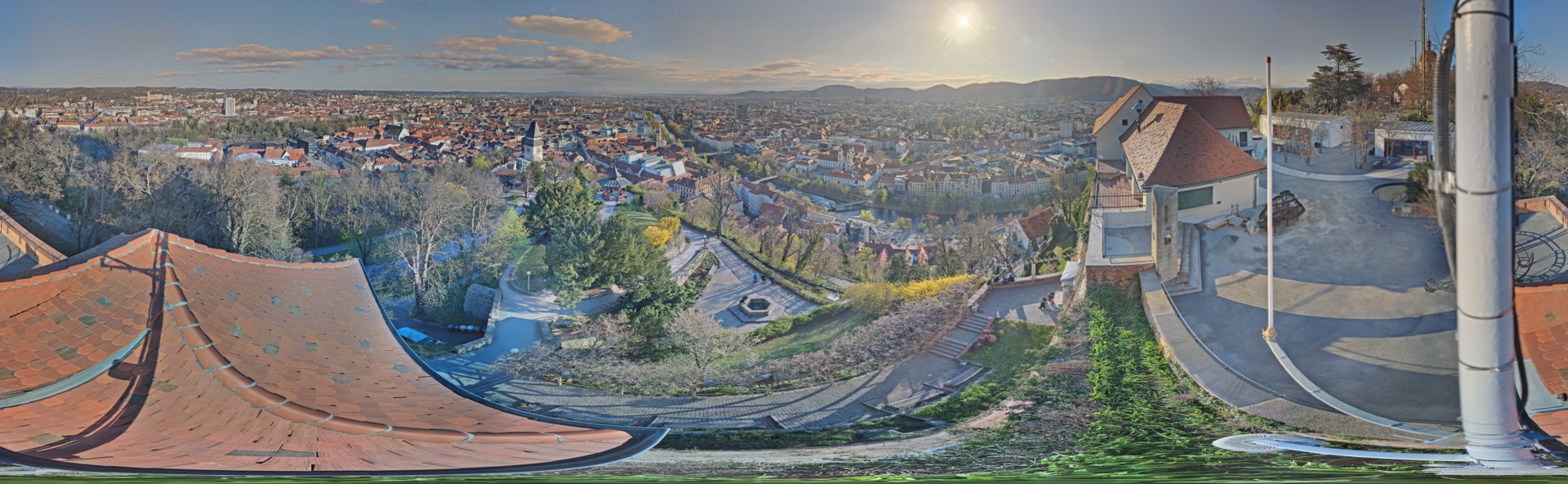 Archived image Graz: Webcam Castle Rock