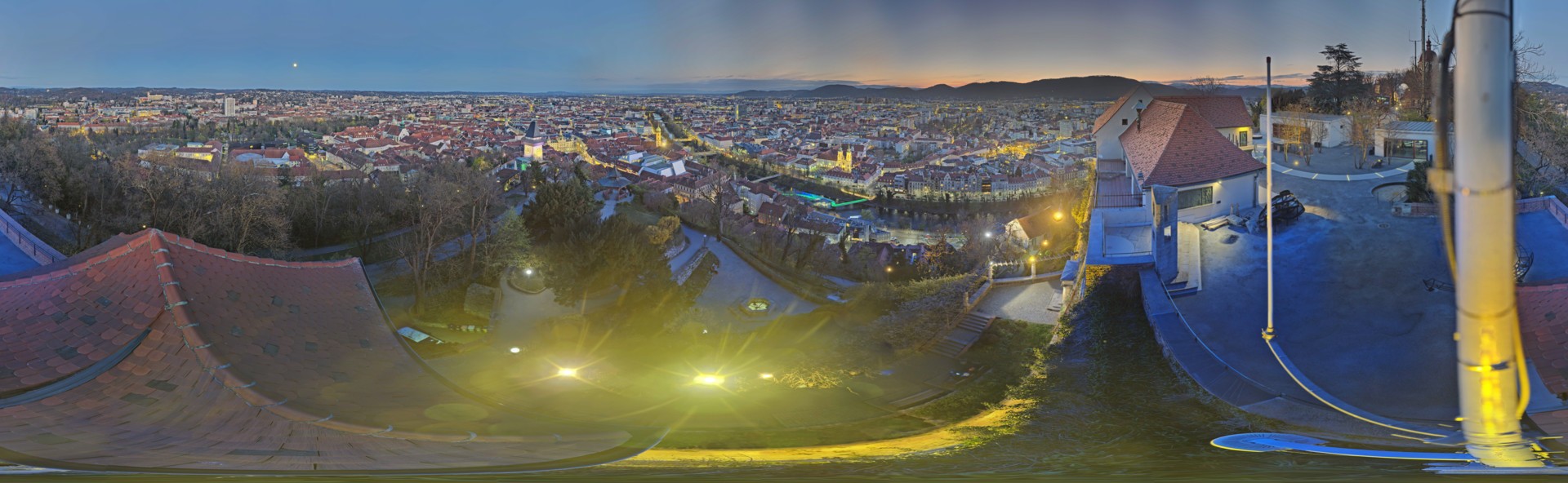 Archived image Graz: Webcam Castle Rock