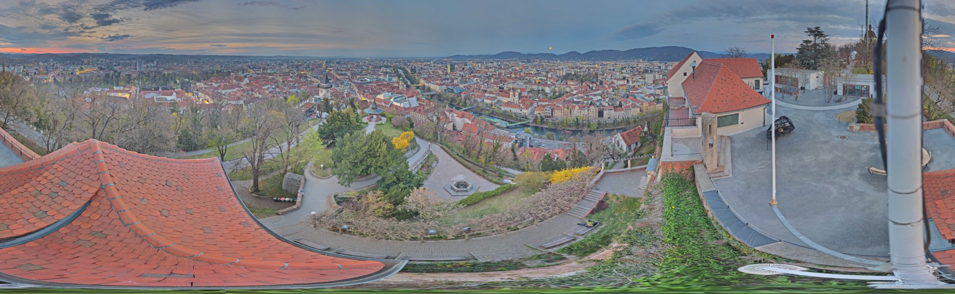 Archived image Graz: Webcam Castle Rock