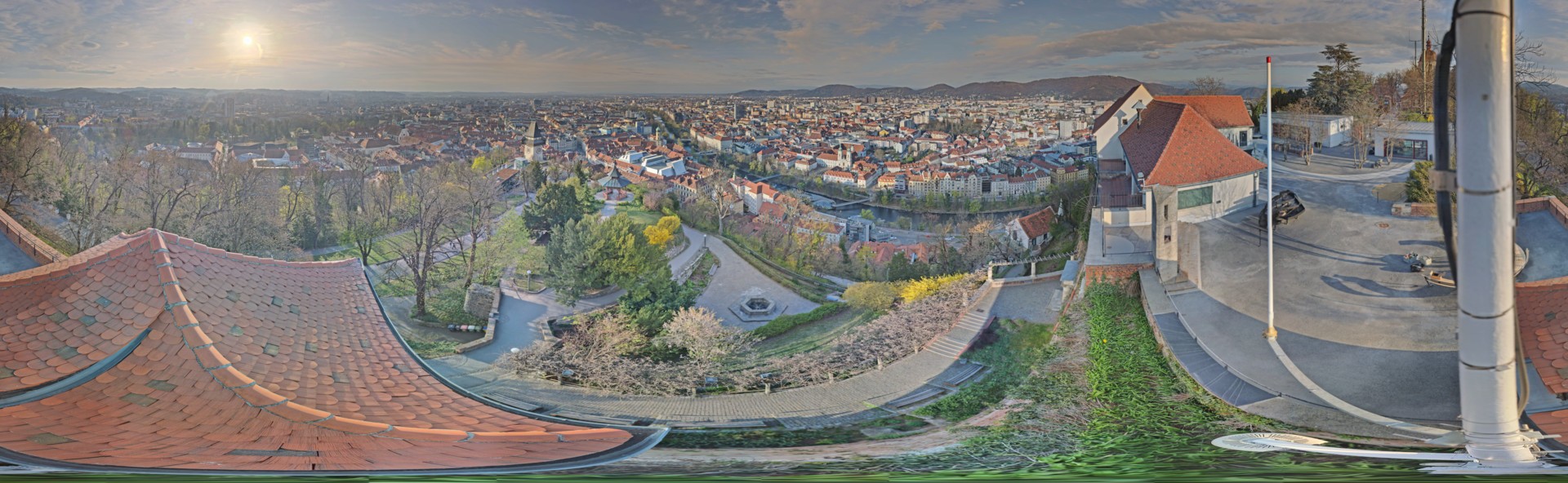 Archived image Graz: Webcam Castle Rock