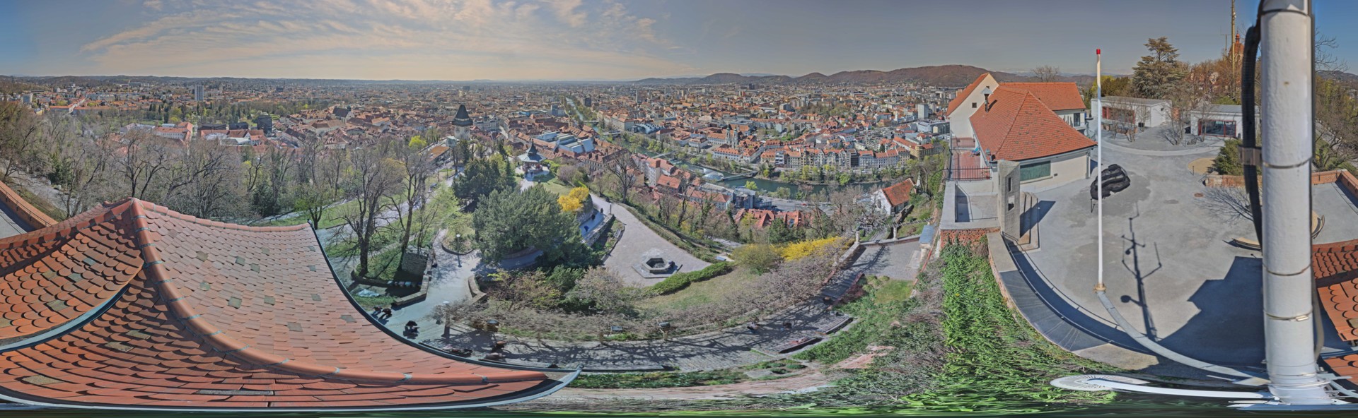 Archived image Graz: Webcam Castle Rock