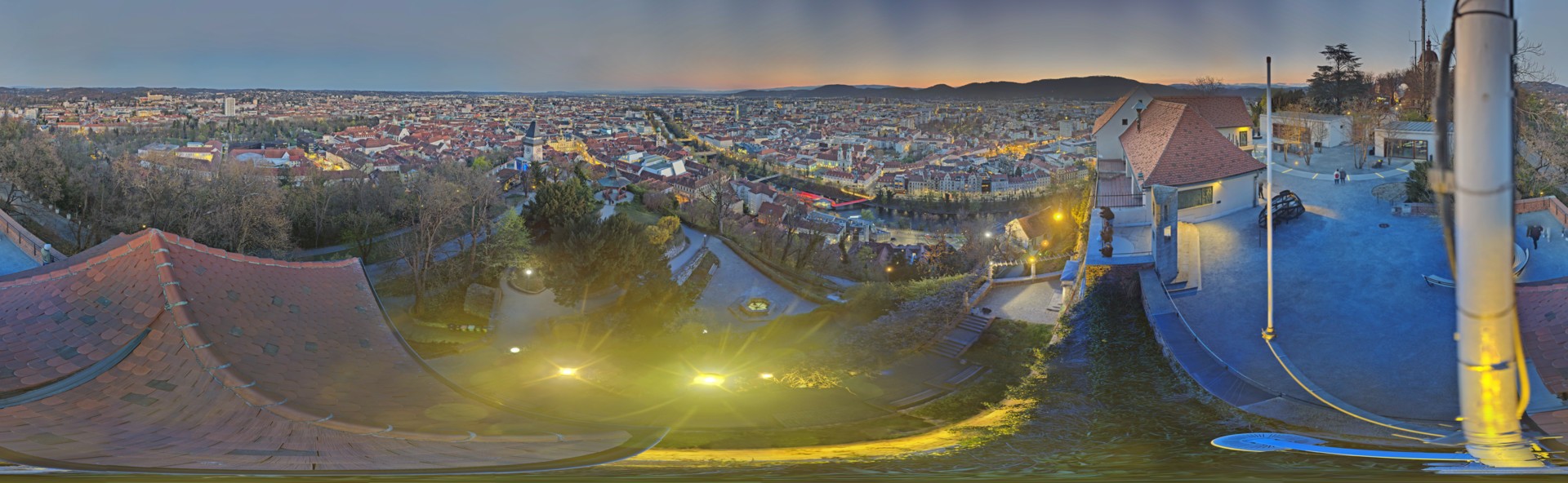 Archived image Graz: Webcam Castle Rock