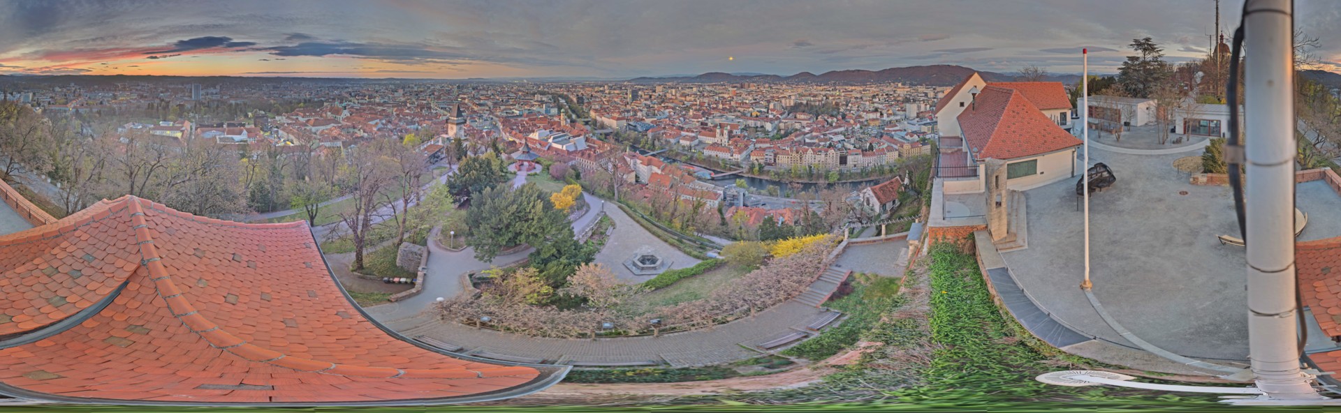 Archived image Graz: Webcam Castle Rock