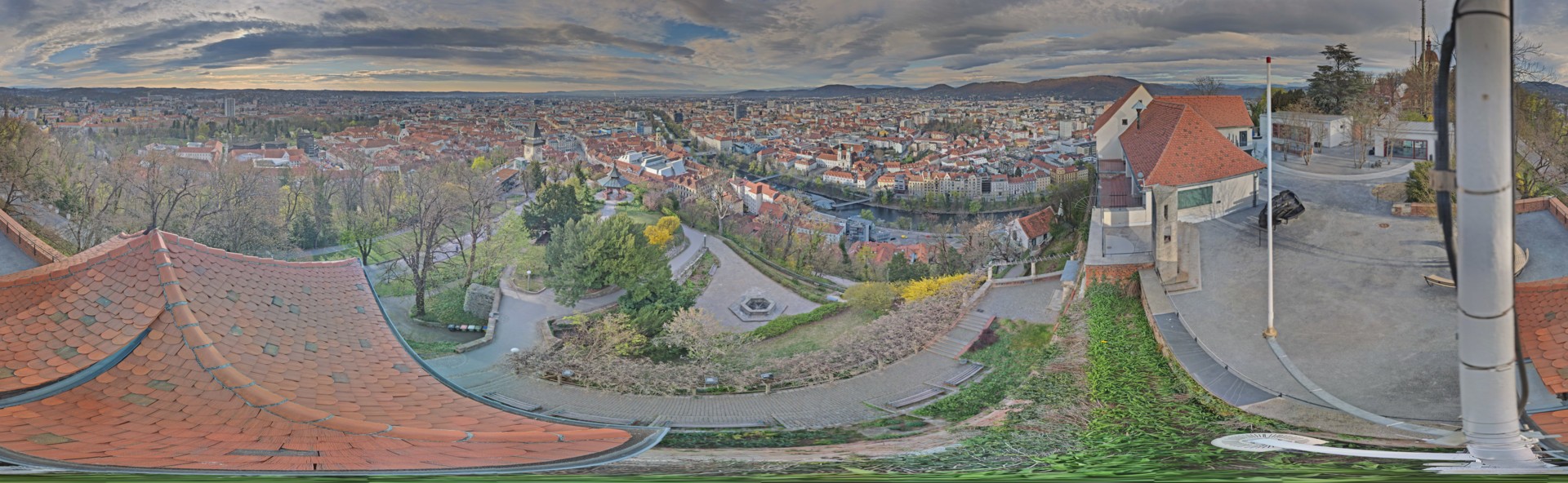 Archived image Graz: Webcam Castle Rock