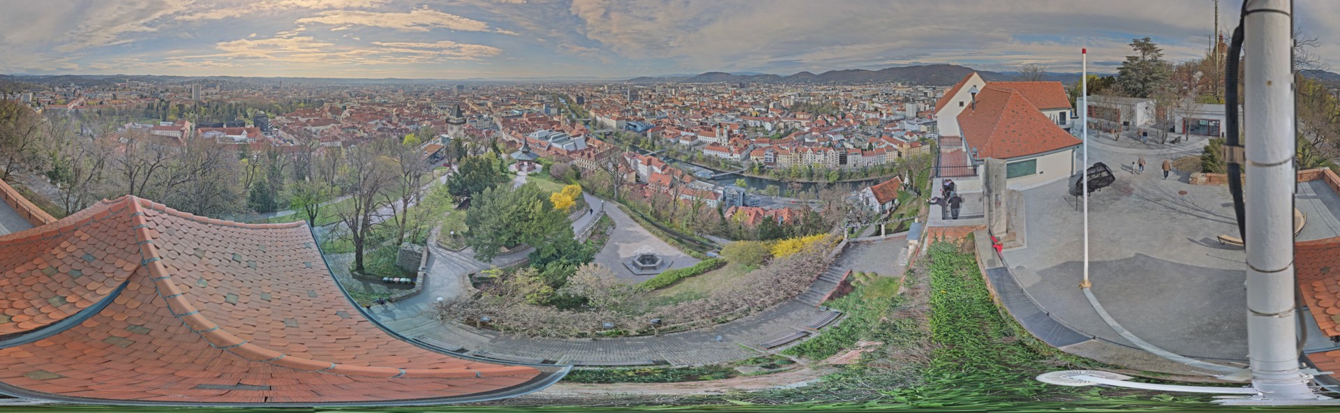 Archived image Graz: Webcam Castle Rock