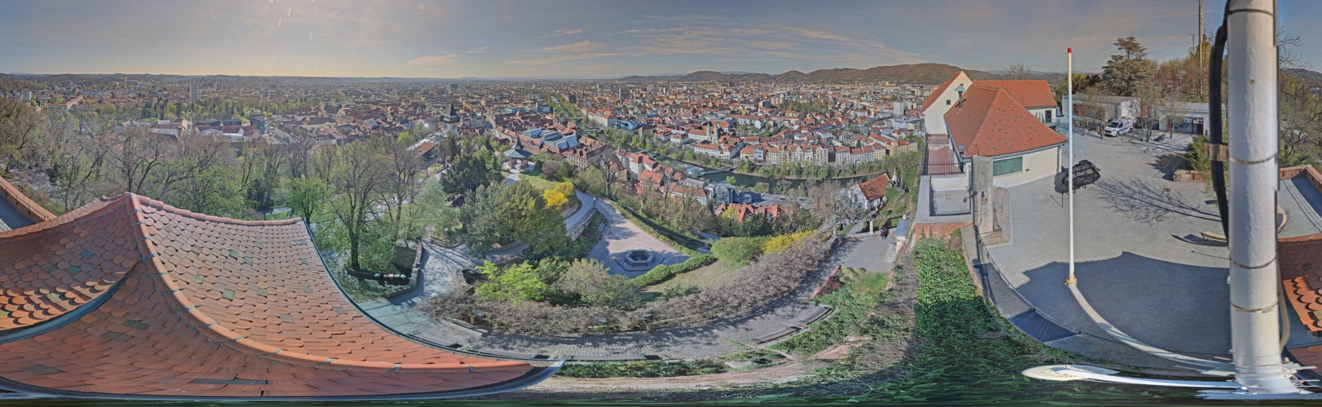 Archived image Graz: Webcam Castle Rock